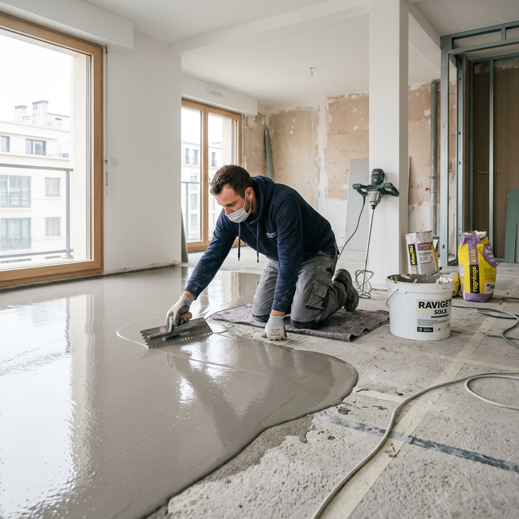 Prix détaillé ragréage 2026 : budget complet et exemples